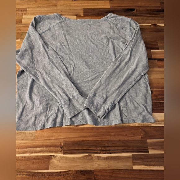 Prana slate blue long sleeve top - Picture 4 of 4